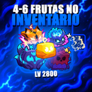 〔✨🍏🎸🔷〕4-6 FRUTAS MÍTICAS + GODHUMAN + LEVEL MAX + FRUTAS, ITENS E ESPADAS ALEATÓRIOS